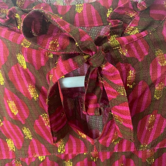 NWT Oliphant top m, red/gold - Picture 4 of 4